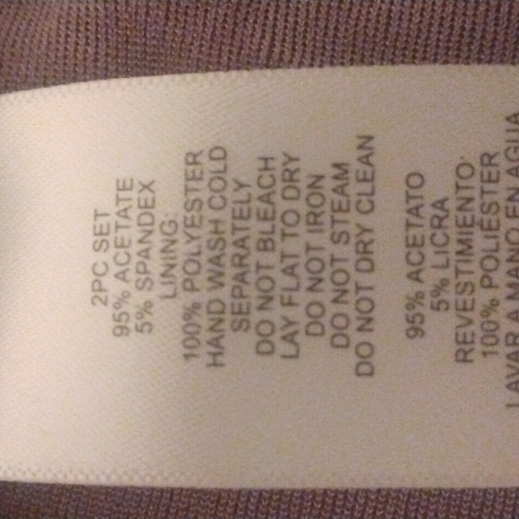 Light purple cardigan 3/4 sleeves. - Picture 6 of 6